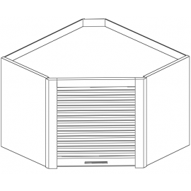 Counter Diagonal Garage cabinet