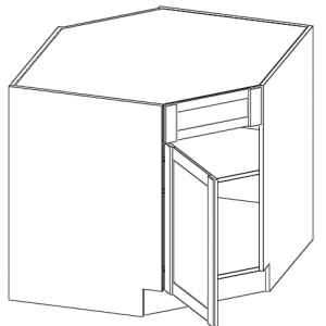Base Cabinets - Diagonal Corner Sink